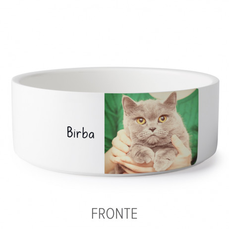 Ciotola ceramica stampa cane gatto